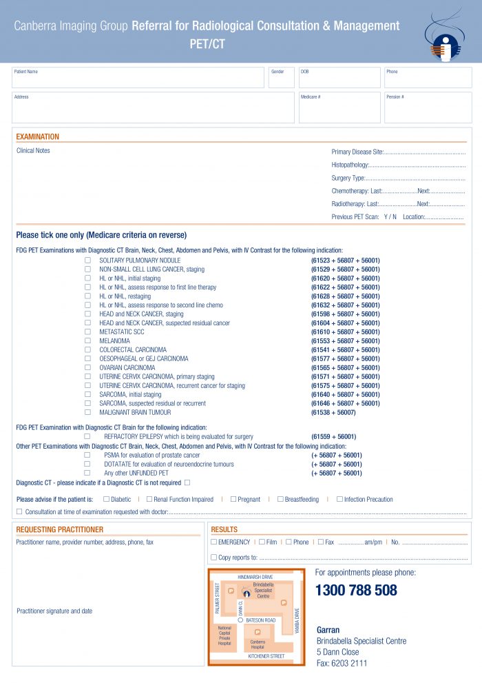 PET Referral WEB - Canberra Imaging Group
